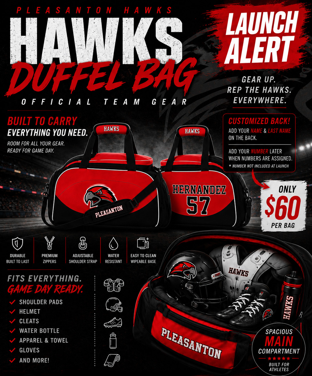Hawks Duffel Bag Collection