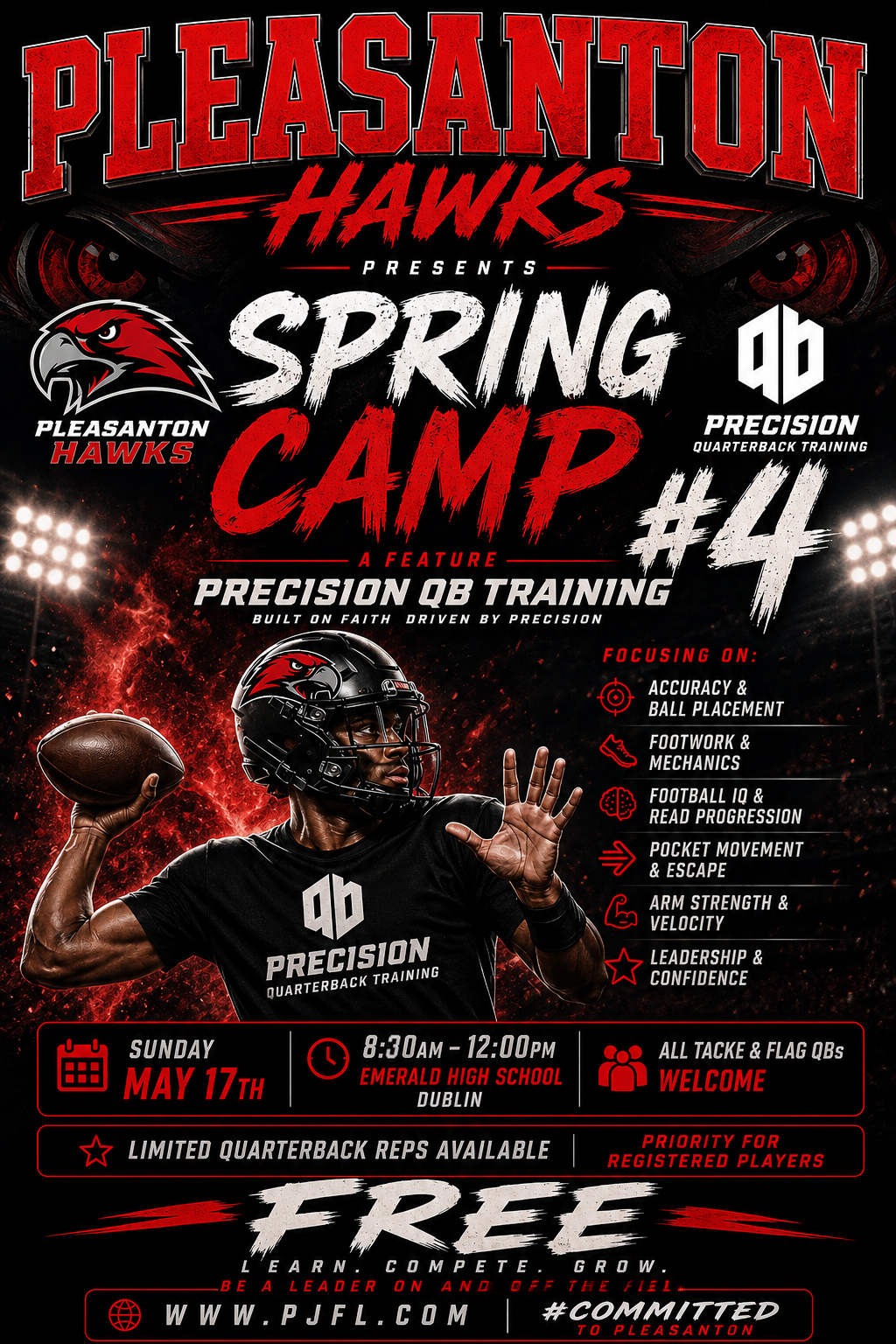 PJFL Spring Football Camp